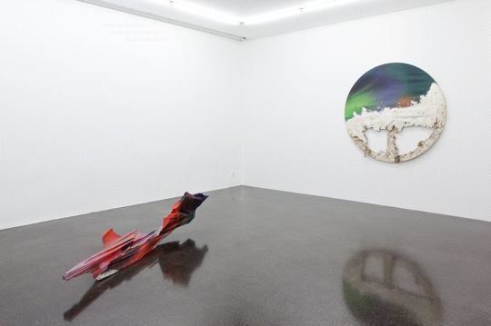 Katharina Grosse, Ausstellungsansicht Barbara Gross Galerie